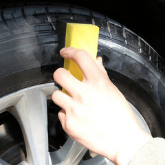 10pcs Car Washing Accessories Tire Cleaning Sponge Tire Wax Polishing