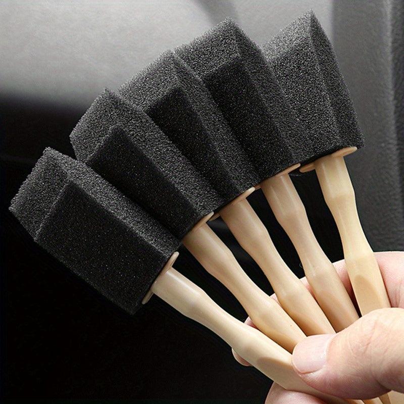 5Pcs Car Air Vent Sponge Brush - Detailing Brush for Grille Cleaning