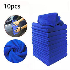 10pcs Microfiber Car Cleaning Towel Soft and Absorbent
