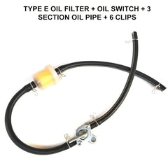 ATV Gasoline Filter Fuel Switch with Clamp