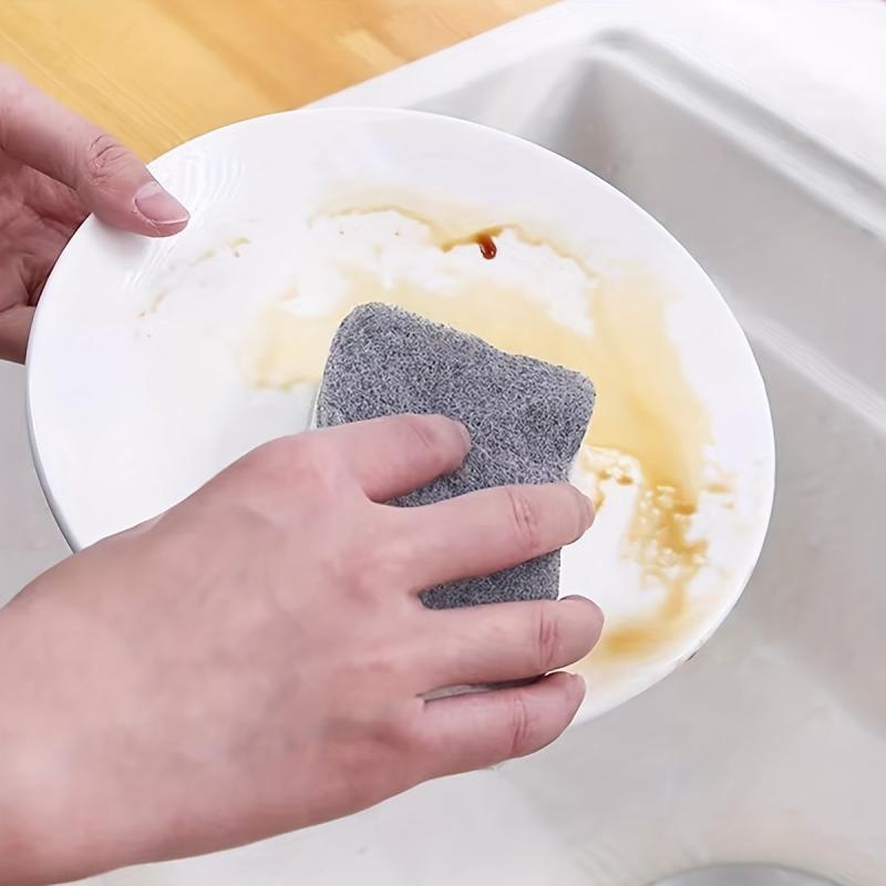 12pcs Dishwashing Sponge Wipe Scouring Pad Double sided Cleaning Brush