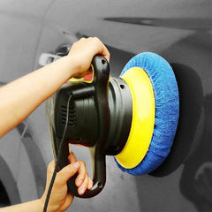 10pcs Car Polishing Pad Ultra fine Fiber Soft Wool Wax Cleaning Buffer Cover