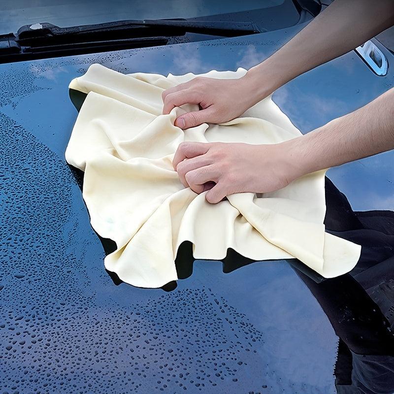 2pcs Leather Drying Towel for Car Cleaning