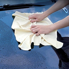 2pcs Leather Drying Towel for Car Cleaning