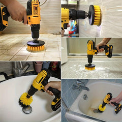 6pcs Drill Brush Set Power Scrubber Car Bathroom Cleaning Kit