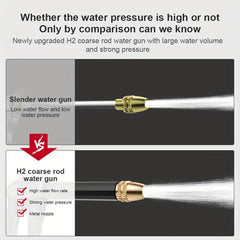 High Pressure Car Wash Gun with 2.5m Water Pipe - Extended by 7.5m