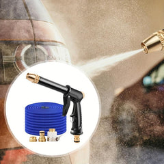 High Pressure Car Wash Gun with 2.5m Water Pipe - Extended by 7.5m
