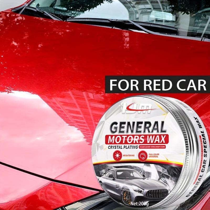 200g Car Polish Wax Protects & Shines w/ Sponge