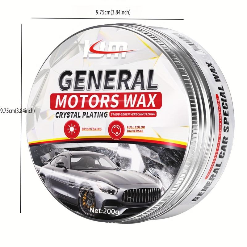 200g Car Polish Wax Protects & Shines w/ Sponge