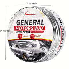 200g Car Polish Wax Protects & Shines w/ Sponge
