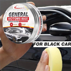 200g Car Polish Wax Protects & Shines w/ Sponge