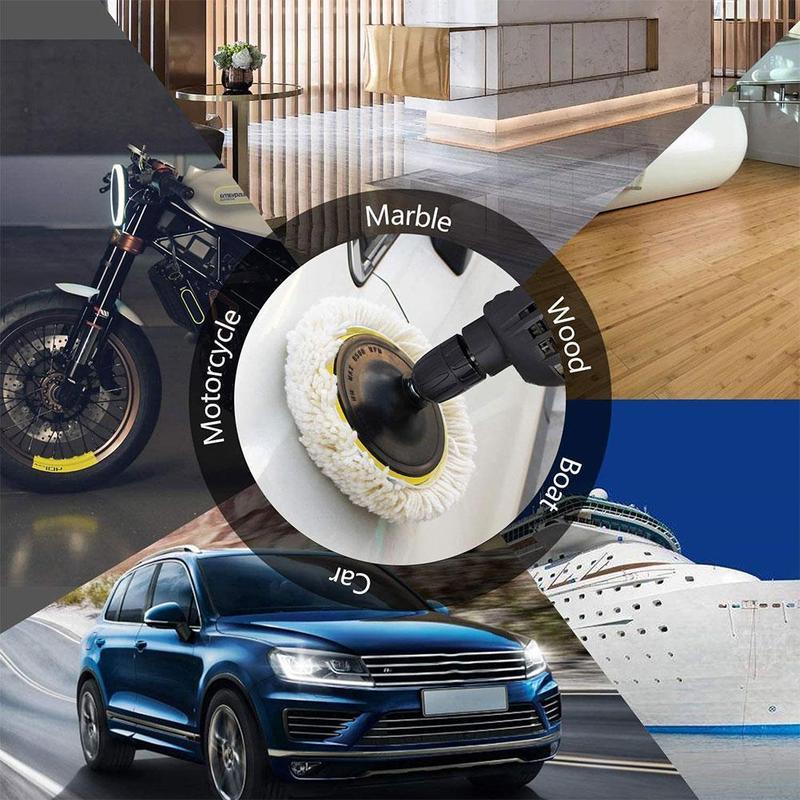 Universal Car Polish Pad 7 62 10 For M10 M14 Soft Wool Machine Waxing Polisher