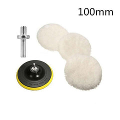 Universal Car Polish Pad 7 62 10 For M10 M14 Soft Wool Machine Waxing Polisher