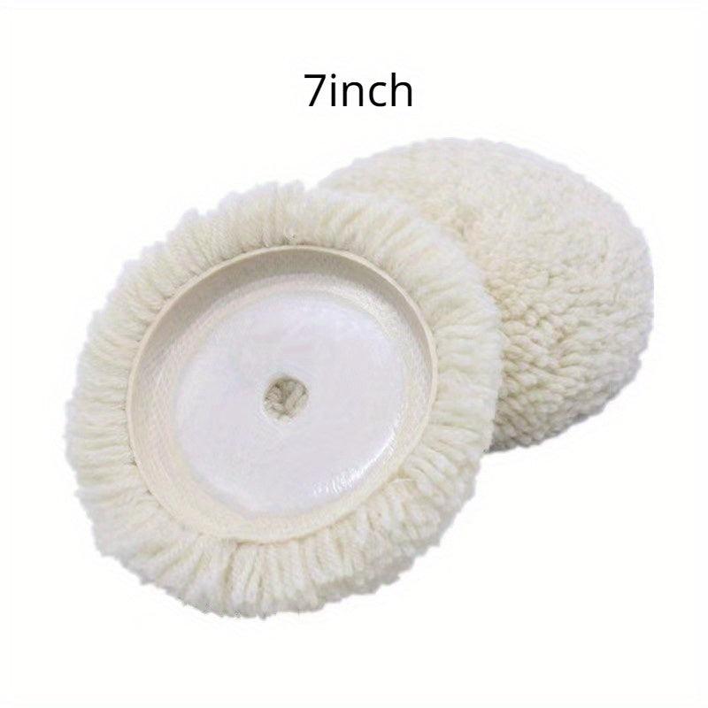 12.7cm Wool Hook & Loop Buffing Pad for Automotive Polishing