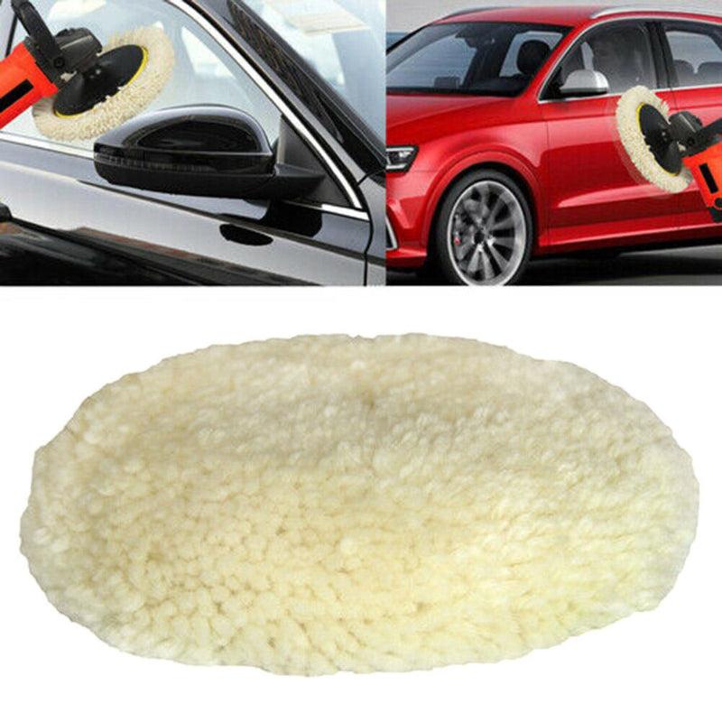 12.7cm Wool Hook & Loop Buffing Pad for Automotive Polishing