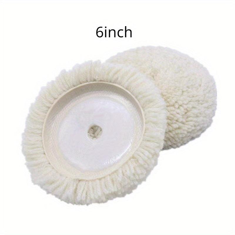 12.7cm Wool Hook & Loop Buffing Pad for Automotive Polishing