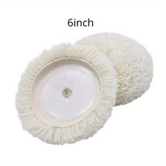 12.7cm Wool Hook & Loop Buffing Pad for Automotive Polishing
