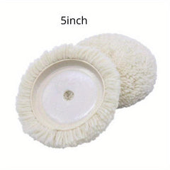 12.7cm Wool Hook & Loop Buffing Pad for Automotive Polishing