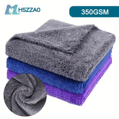 3pcs Car Wash Microfiber Towel 40X40CM 350GS
