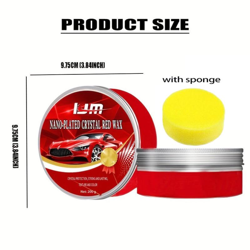 Revive Your Car's Shine with Red Special Car Wax Crystal Plating