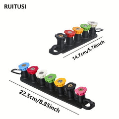 Car Pressure Washer Nozzle Tip Multidegree Quick Connect Garden Car Wash