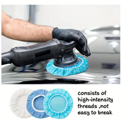 20pcs Car Orbital Buffer Polisher Pad Bonnet Microfiber Baxer Polishing Buffing