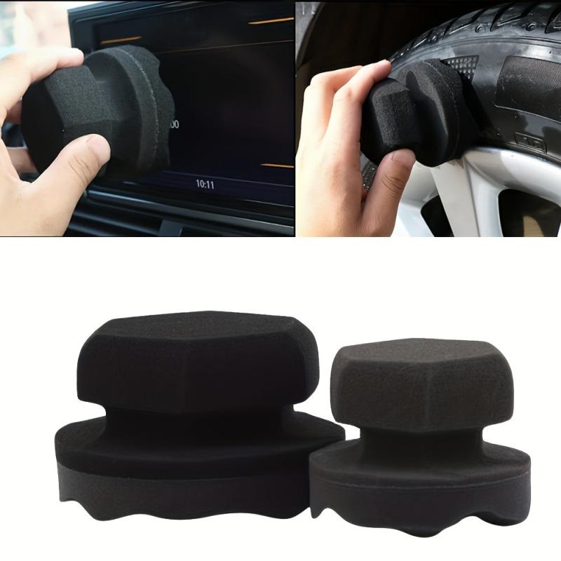 Car Tire Polishing Sponge Waxing Sponge Car Wash Tire Cleaning Tools