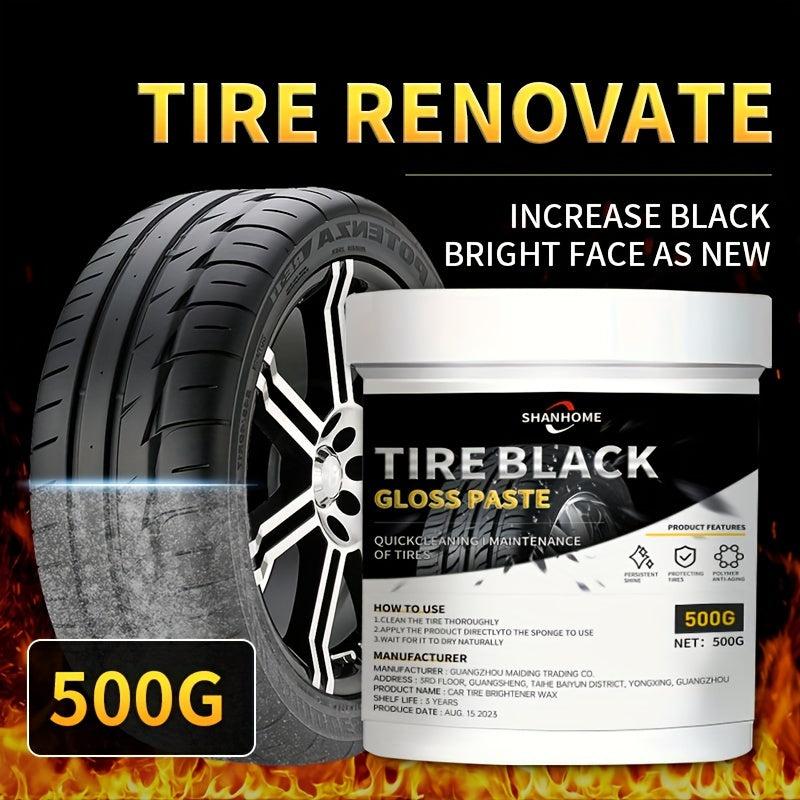 6oz Tire Refurbishment Coating Paste Motorcycle TireWax Blackening