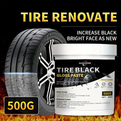 6oz Tire Refurbishment Coating Paste Motorcycle TireWax Blackening