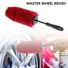 Car Wheel Rim Tire Cleaning Brush Soft Bristle Cleaner Non Scratch
