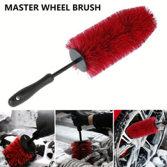Car Wheel Rim Tire Cleaning Brush Soft Bristle Cleaner Non Scratch