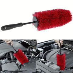 Car Wheel Rim Tire Cleaning Brush Soft Bristle Cleaner Non Scratch