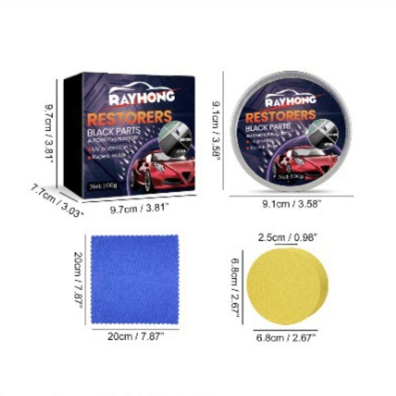 Car Plastic Restoration Wax Interior Seat Maintenance Polishing