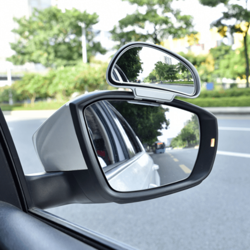 360 Adjustable Car Mirrors - Wider View for Parking & Avoid Blind Spots