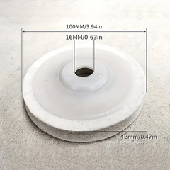 10pcs Wool Polishing Wheel Felt Grinding Pad Metal Marble