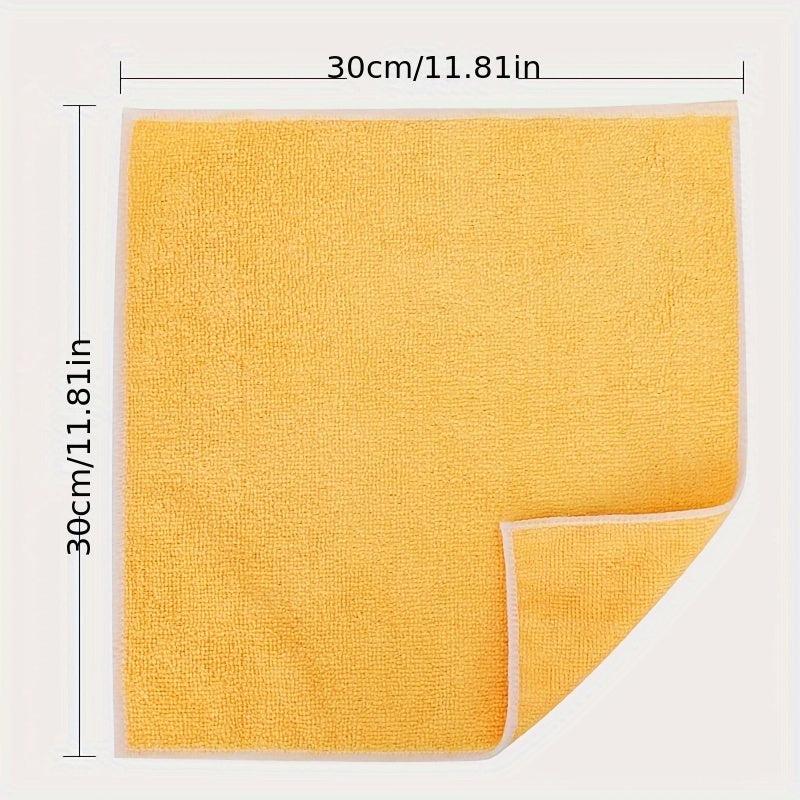 12pcs Microfiber Cleaning Cloth 30 Dishwashing Cloth Non-abrasive Dust Cloth