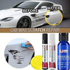 Car Wax Scratch Repair Kit - Scratch Pen & Sponge - Anti Scratch Care