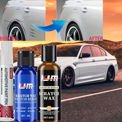 Car Wax Scratch Repair Kit - Scratch Pen & Sponge - Anti Scratch Care