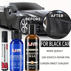 Car Wax Scratch Repair Kit - Scratch Pen & Sponge - Anti Scratch Care