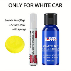 Car Wax Scratch Repair Kit - Scratch Pen & Sponge - Anti Scratch Care