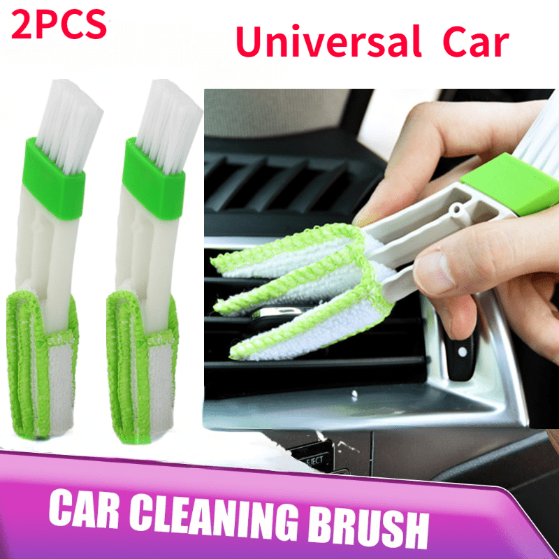 Car AC Outlet Cleaning Brush Dashboard Dust Brush Interior Cleaning