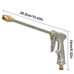 High Pressure Car Washing Hose Garden Water Pipe Metal Gun Nozzle