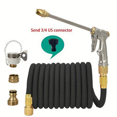 High Pressure Car Washing Hose Garden Water Pipe Metal Gun Nozzle