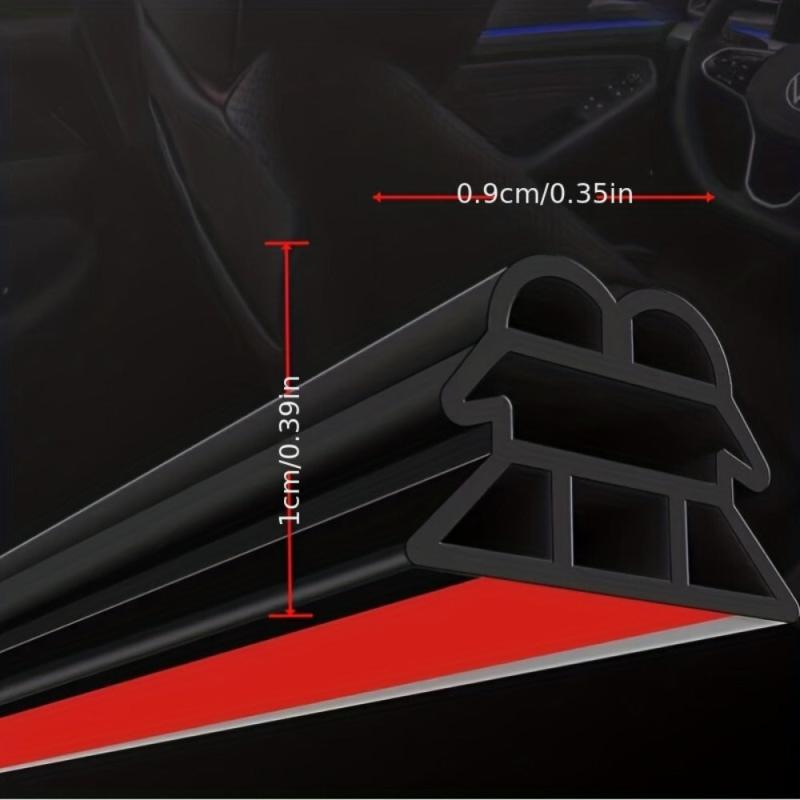 Universal Door Seam Noise Reduction Seal Strip for Car Soundproofing Upgrade