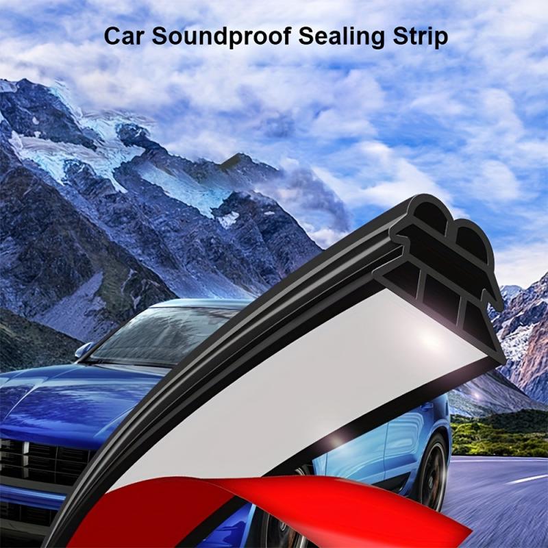 Universal Door Seam Noise Reduction Seal Strip for Car Soundproofing Upgrade