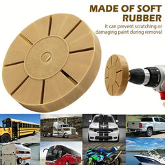 Decal Eraser Wheel Pneumatic Car Sticker Glue Remover Tool