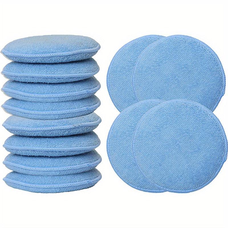 Microfiber Car Wax Applicator Pads - Easy Cleaning & Waxing