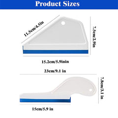 Car Window Squeegee Side Wiper Water Blade Silicone Squeegee Film Install