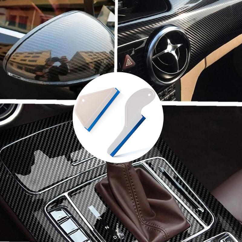 Car Window Squeegee Side Wiper Water Blade Silicone Squeegee Film Install