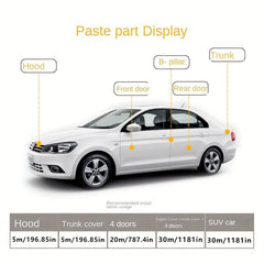 Car Door Seals Weatherstrips Rubber Sealing Strip Universal Auto Protector